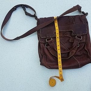Lucky Brand Foldover Leather Bag